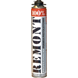 Pianka środek preparat montażowy pistoletowy do remontów 997001 opk. 750 ml
