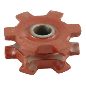 Rolka zwrotna rozrzutnika fi 32 mm 11x31 mm 6 zębów Fortschritt 0203962010