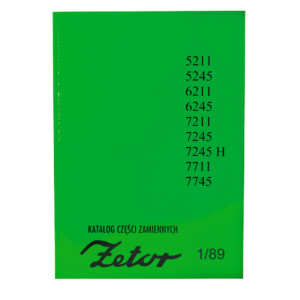 Katalog części zamiennych do ciagnika Zetor 5211-7745 spis modeli Z52117745