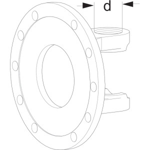 Widełki z kołnierzem 167mm Walterscheid 397090 335605 1335605 36.73.01+