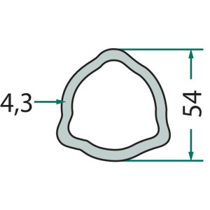 Rura profilowa 1m 427612-5404-100 Weasler
