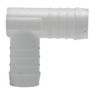 Kolanko 90° fi 12 mm dł. 36 mm odsadzenie 8.6 mm do linii kroplującej PVC