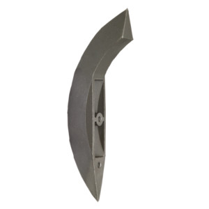 Płoza 95089 dł. 230 mm odlew stalowy do beczkowozu asenizacyjnego 2000010