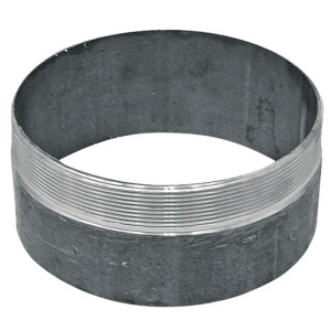 Złączka rurowa z gwintem zew. 6" dł. 70 mm stal czerń do beczkowozu 0220211