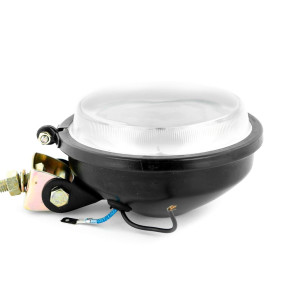 Lampa robocza reflektor okrągła metal żarówka H3 12V 55W fi 105 mm PLHL3264