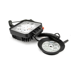Lampa robocza reflektor kwadratowa LED 9-32V IP67 110x110x50 mm 27W 2200 lm