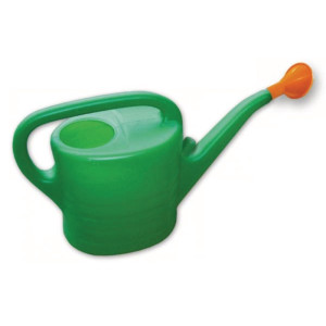 Konewka podlewaczka do roślin ogrodowa z sitkiem zielona plastikowa 10 l