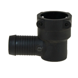 Kolanko łącznik kątowy przepływu cieczy opryskiwacza fi 25/90 mm 4031120401