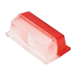 Klosz lampy obrysowej przedniej tylnej uniwersal biało-pomarańczo 30PO2BULB