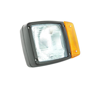 Lampa robocza reflektor z kierunkowskazem prostokątny przedni HALOGEN 12/24