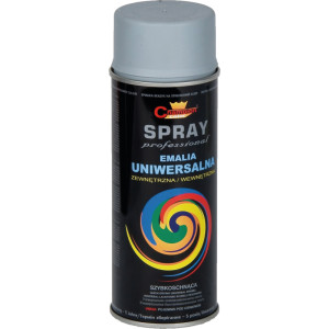 Farba puszka Emalia szybkoschnąca szary w sprayu RAL 7001 AGTECH 400 ml