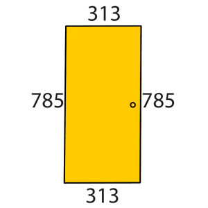 Szyba Case 433 533 633 733 drzwi górna lewa prawa 1284790C1