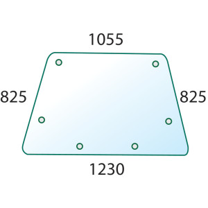 Szyba Case seria XLN - przednia 1535093C2