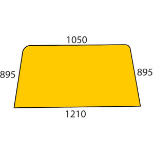 Szyba do ciągnika CASE seria XL przed przednia 3233045R2