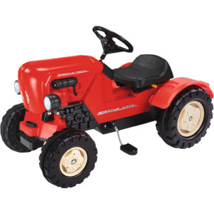 Jeździk traktor Porsche Diesel Junior czerwony dla dzieci BIG od 3 lat