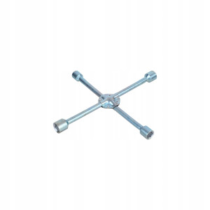 Klucz krzyżakowy wzmocniony 4-ramienny 16x17x19x22x23 mm stal CrV 120057