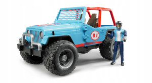 Jeep Cross Country Racer niebieski BRUDER 02541 seria Profi 1:16