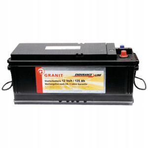 Akumulator 12V 135Ah zalany 910A GRANIT 63539 63543 63544 018 635 44 0101