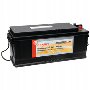 Akumulator 12V 143Ah zalany 910A GRANIT 64322 64329 643107090A742