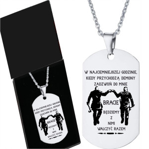Prezent Upominek dla Brata Przyjaciela Kolegi Zawieszka z Grawerem Wiking - Na urodziny - Na święta - Na imieniny - Na okazję