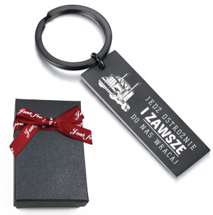 Upominek Prezent Czarny Breloczek Dla Kierowcy Tira, Autobusu, Samochodu - Na urodziny - Na święta - Na imieniny - Na okazję