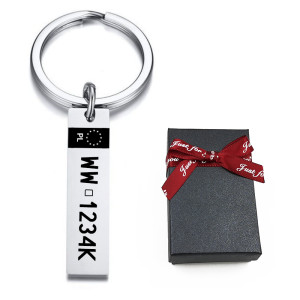 Upominek Prezent Breloczek Dla Kierowcy - Tablica Rejestracyjna - Na urodziny - Na święta - Na imieniny - Na okazję