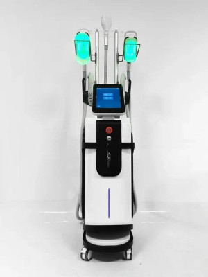 Kombajn kosmetyczny - Kriolipoliza 3D - 3 glowicowe + EMS + RF + KAWITACJA - stymulacja mięśni - profesjonalne urządzenie do ciała - ESTE COLD EMS