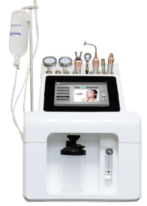 Urządzenie kosmetyczne - Oxybrazja, Infuzja tlenowa, Mikrodermabrazja, Masaż tlenowy, Terapia światłem, RF - ESTE OXY