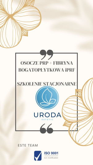 Szkolenie osocze PRP + fibryna bogatopłytkowa iPRF - szkolenie łączone
