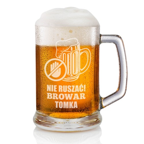 Kufel z grawerem dla chłopaka - Jego browar