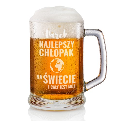 Kufel z grawerem dla chłopaka - Najlepszy chłopak świata