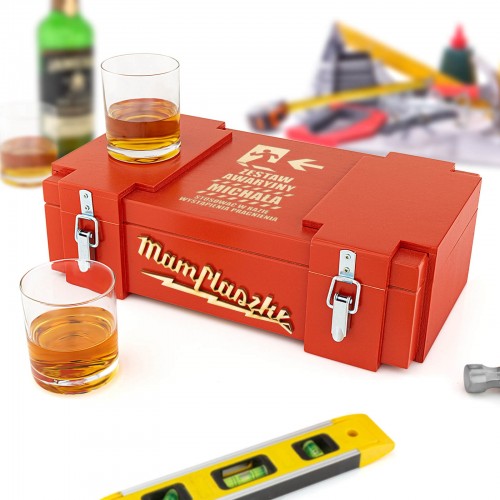 Skrzynka na alkohol dla faceta - Mamflaszke