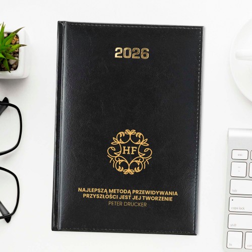 Kalendarz 2026 z nadrukiem dla biznesmena - Złote myśli