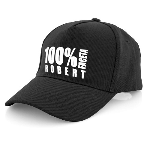 Czapka z daszkiem i nadrukiem dla niego - Facet na 100%