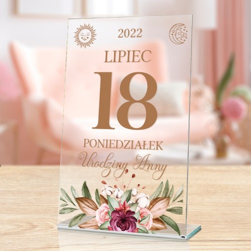 Statuetka kartka z kalendarza na urodziny - 100 lat!