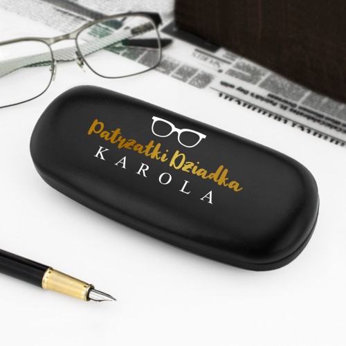 Etui na okulary z nadrukiem dla dziadka - Patrzałki
