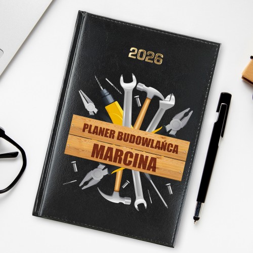 Kalendarz na 2026 z nadrukiem dla budowlańca - Majster