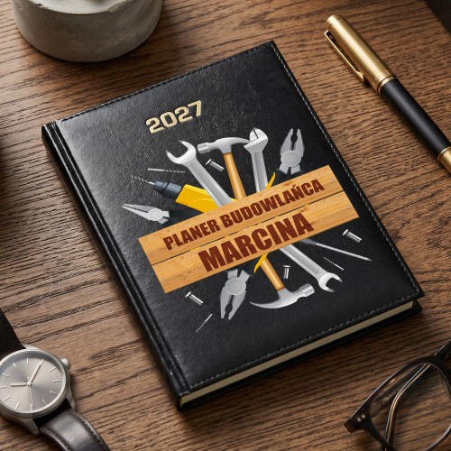 Kalendarz na 2027 z nadrukiem dla budowlańca - Majster