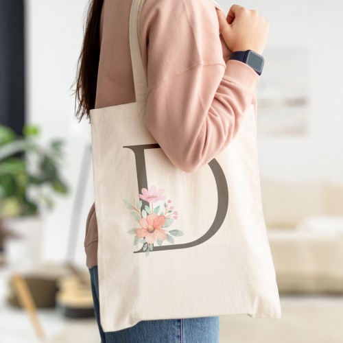 Torba na zakupy z nadrukiem dla niej - Monogram