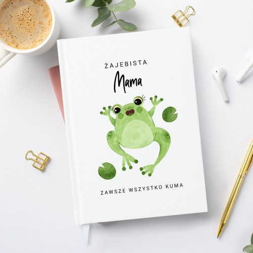 Planer z nadrukiem dla mamy - Żajebista