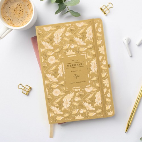 Notatnik bullet journal z nadrukiem dla niej - Droga marzeń