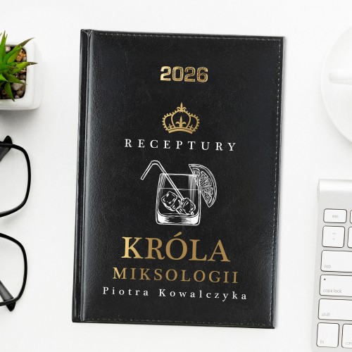 Kalendarz na 2026 z nadrukiem dla barmana - Król miksologii