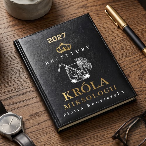 Kalendarz na 2027 z nadrukiem dla barmana - Król miksologii