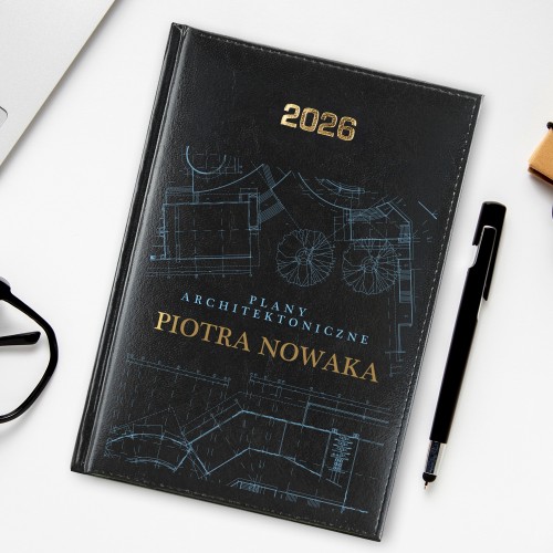 Kalendarz 2026 z nadrukiem dla architekta - Wielkie plany
