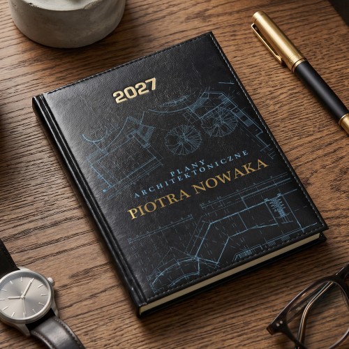 Kalendarz 2027 z nadrukiem dla architekta - Wielkie plany