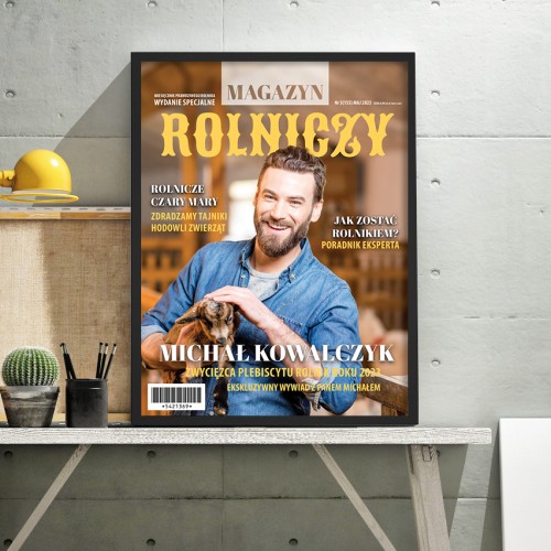 Okładka magazynu ze zdjęciem dla rolnika - Magazyn rolniczy