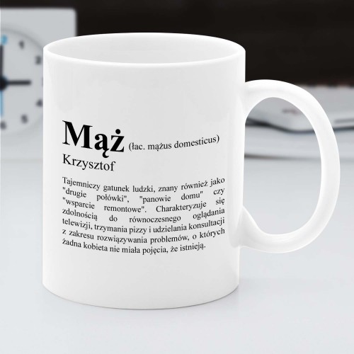 Kubek z nadrukiem dla męża - Tajemniczy gatunek