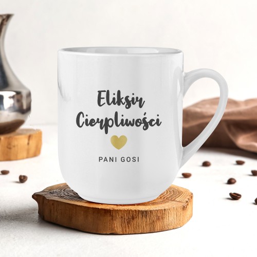 Kubek z nadrukiem dla nauczycielki - Eliksir cierpliwości