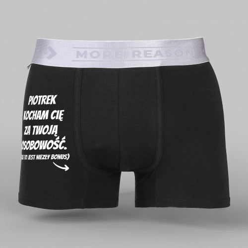 Bokserki męskie z nadrukiem dla ukochanego Rozmiar XL - Mały bonus