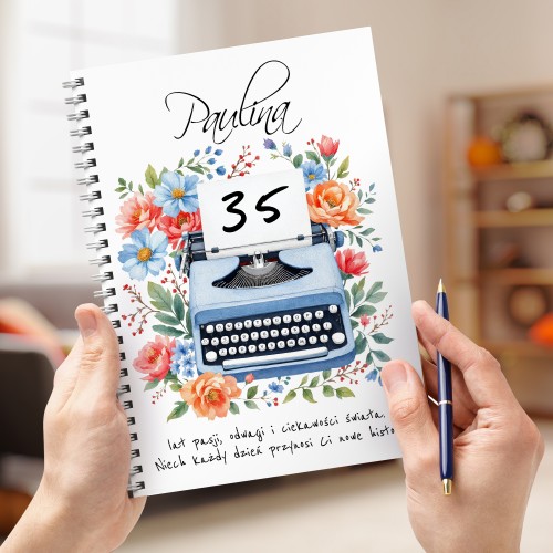 Notes z nadrukiem na 35 urodziny dla niej - Ciekawość świata
